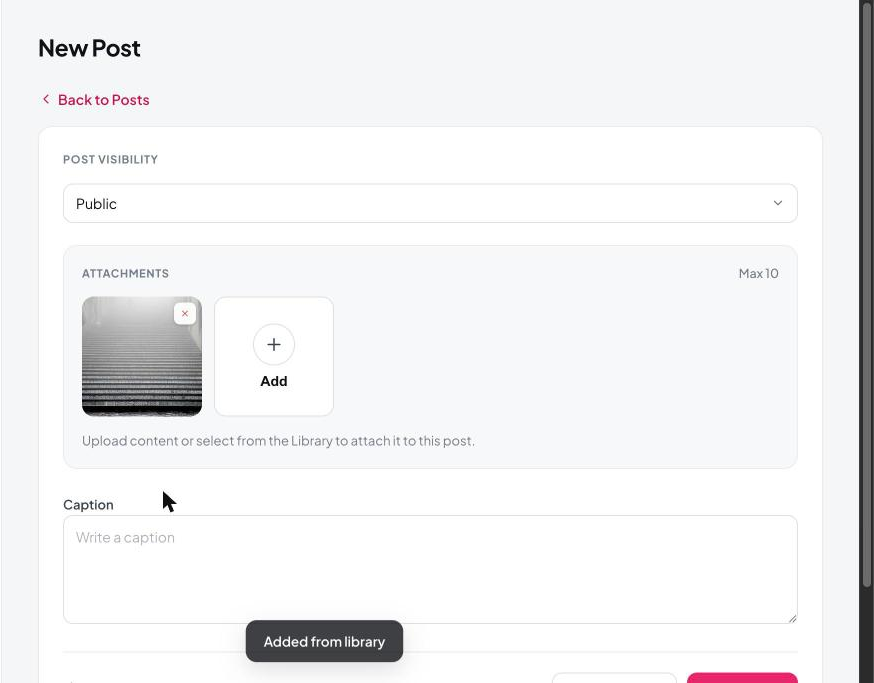 The tag picker, showing Type, Theme, and Label options